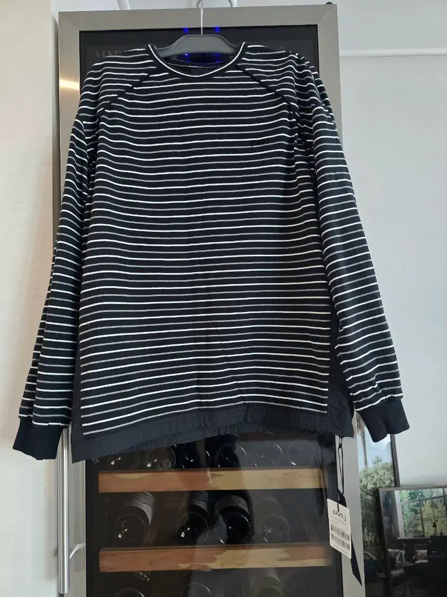 ジュンジェイ ナイロン サイド バイ ストライプ ロングスリーブTシャツ Mサイズです