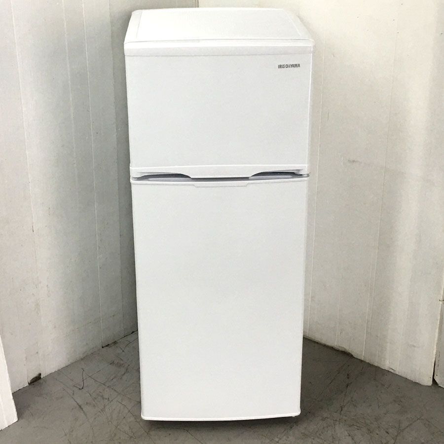 地域限定商品 アイリスオーヤマ 118L 118L ホワイト 幅48cm IRSD-12B-W 2ドア 右開き 直冷式 新生活 一人暮らし