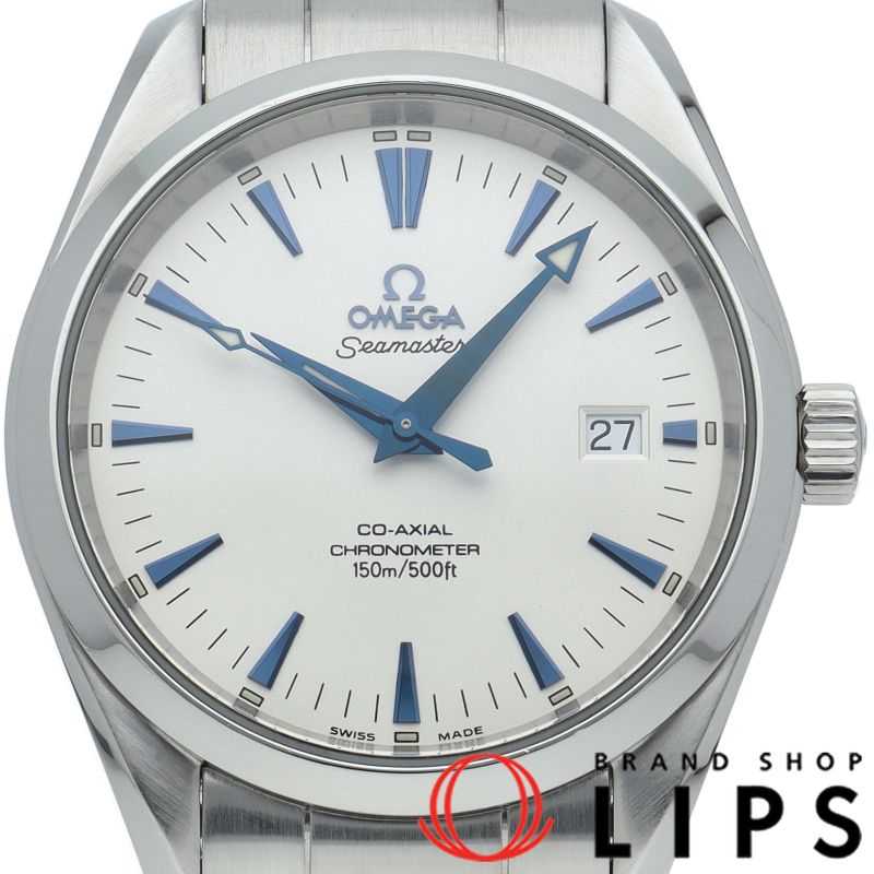 オメガ シーマスター アクアテラ コーアクシャル クロノメーター 39 mm 2503.33 箱 保証書 SS メンズ時計 ホワイト