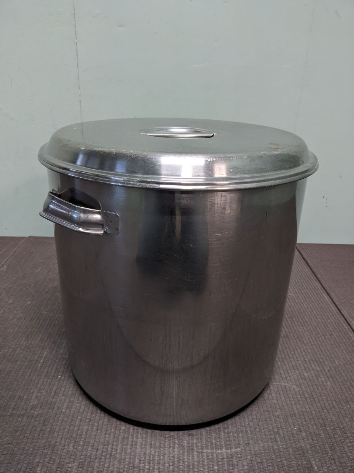 小売 ◎ ステンレス製 蓋付き 寸胴鍋 両手鍋 ステンレス鍋 厨房 楽天