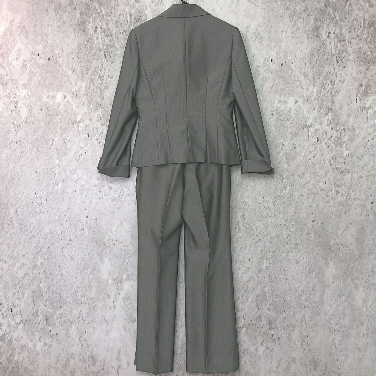 WHITE JOOLA ホワイトジョーラ テーラード ジャケット ＆ テーパード パンツ Aライン スカート 3 SET グレー 9 ARサイズ