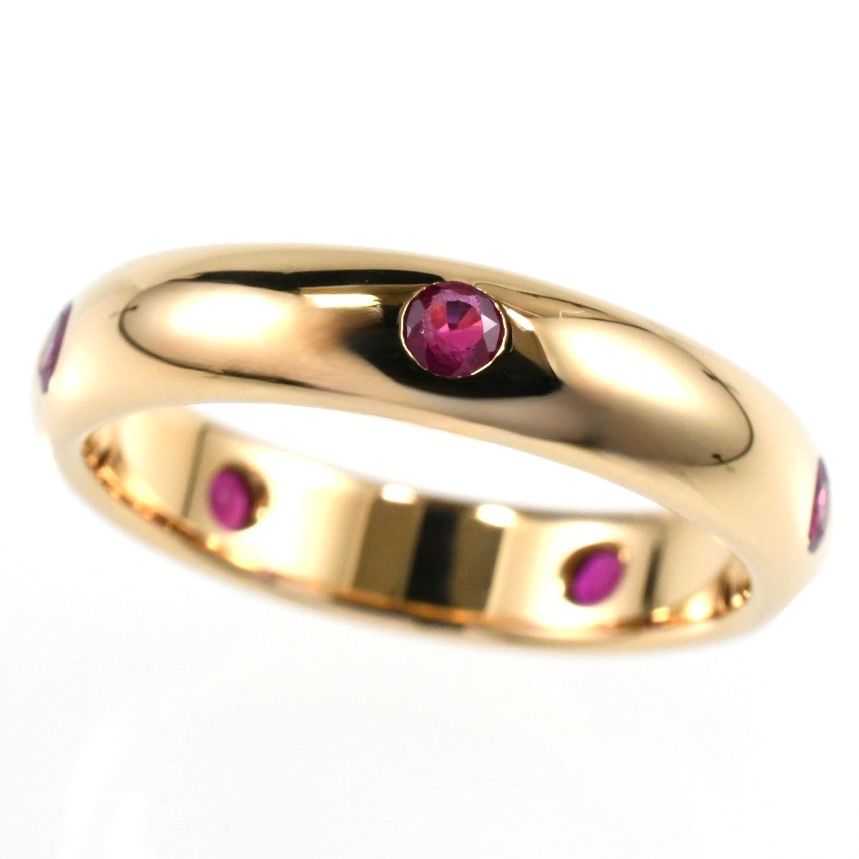 Cartier カルティエ ステラリング ルビー K18YG イエローゴールド SIZE 49 AU750 指輪