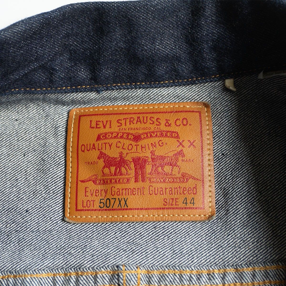 サイズ44/Tバック】 LEVI'S VINTAGE CLOTHING【507XX BIG E デニム