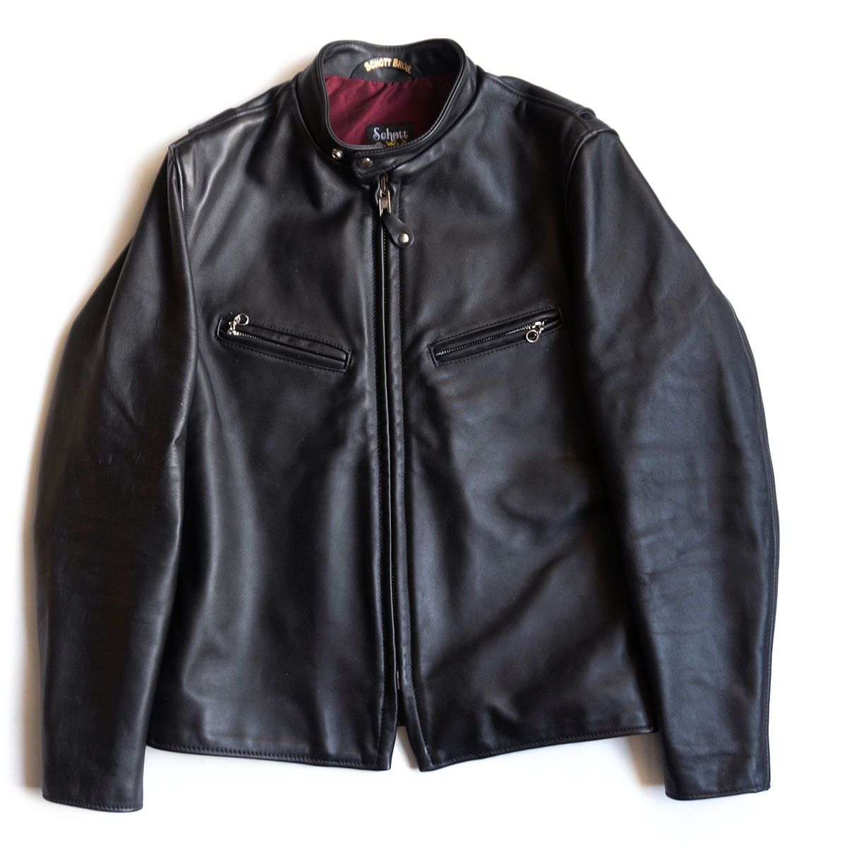 美品】SCHOTT【641XX/シングルライダースジャケット】40 ブラック 