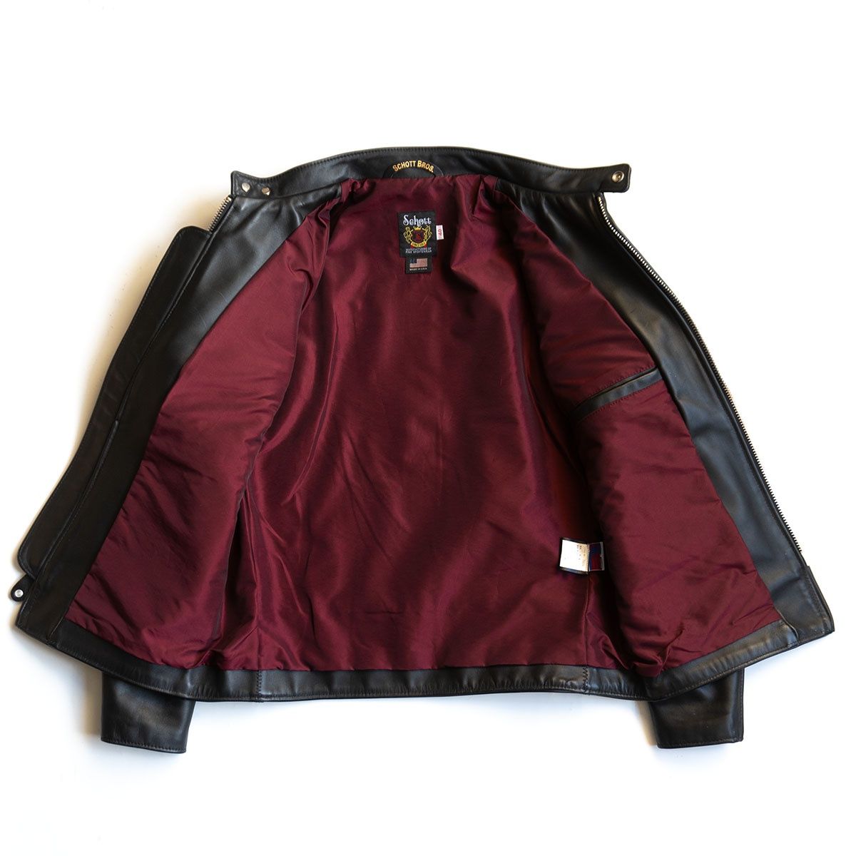 美品】SCHOTT【641XX/シングルライダースジャケット】40 ブラック