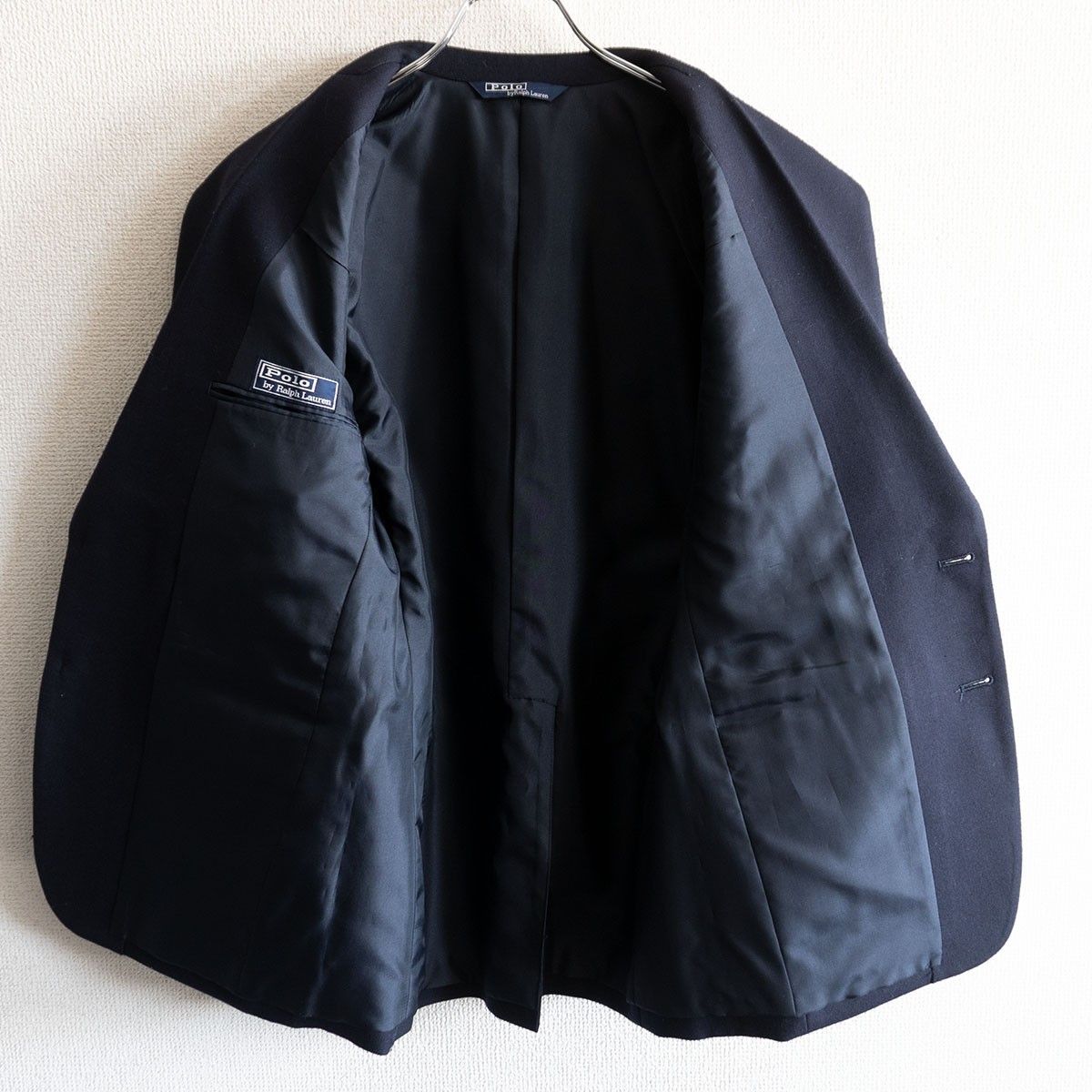 最高級品】POLO RALPH LAUREN【テーラードジャケット /紺ブレ】160 金