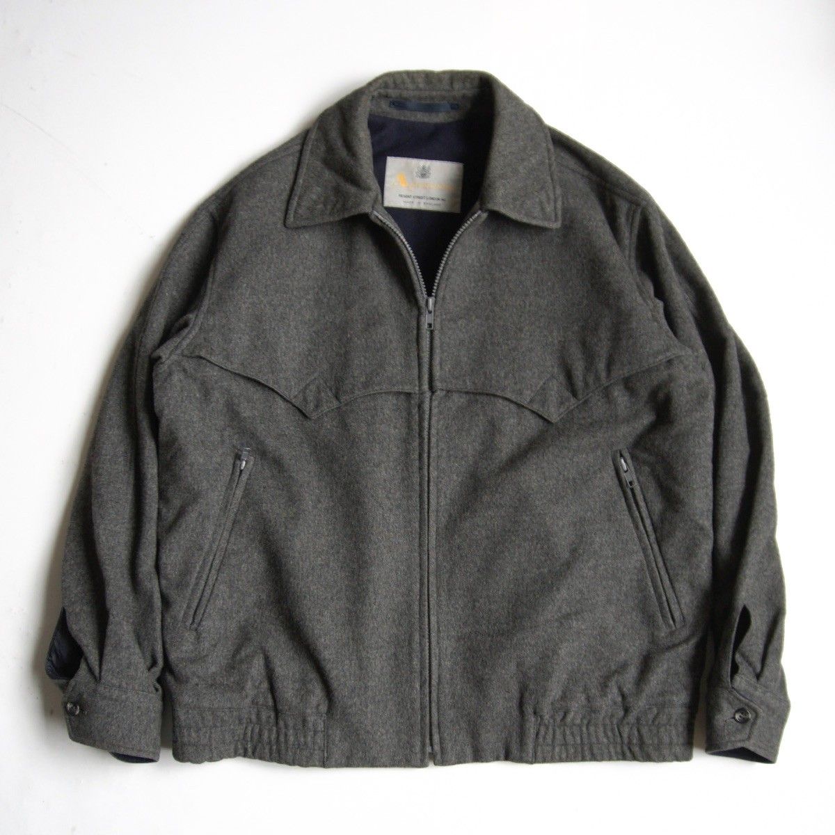 希少/70s】AQUASCUTUM【ウール ジャケット】SHORT 36 ヴィンテージ