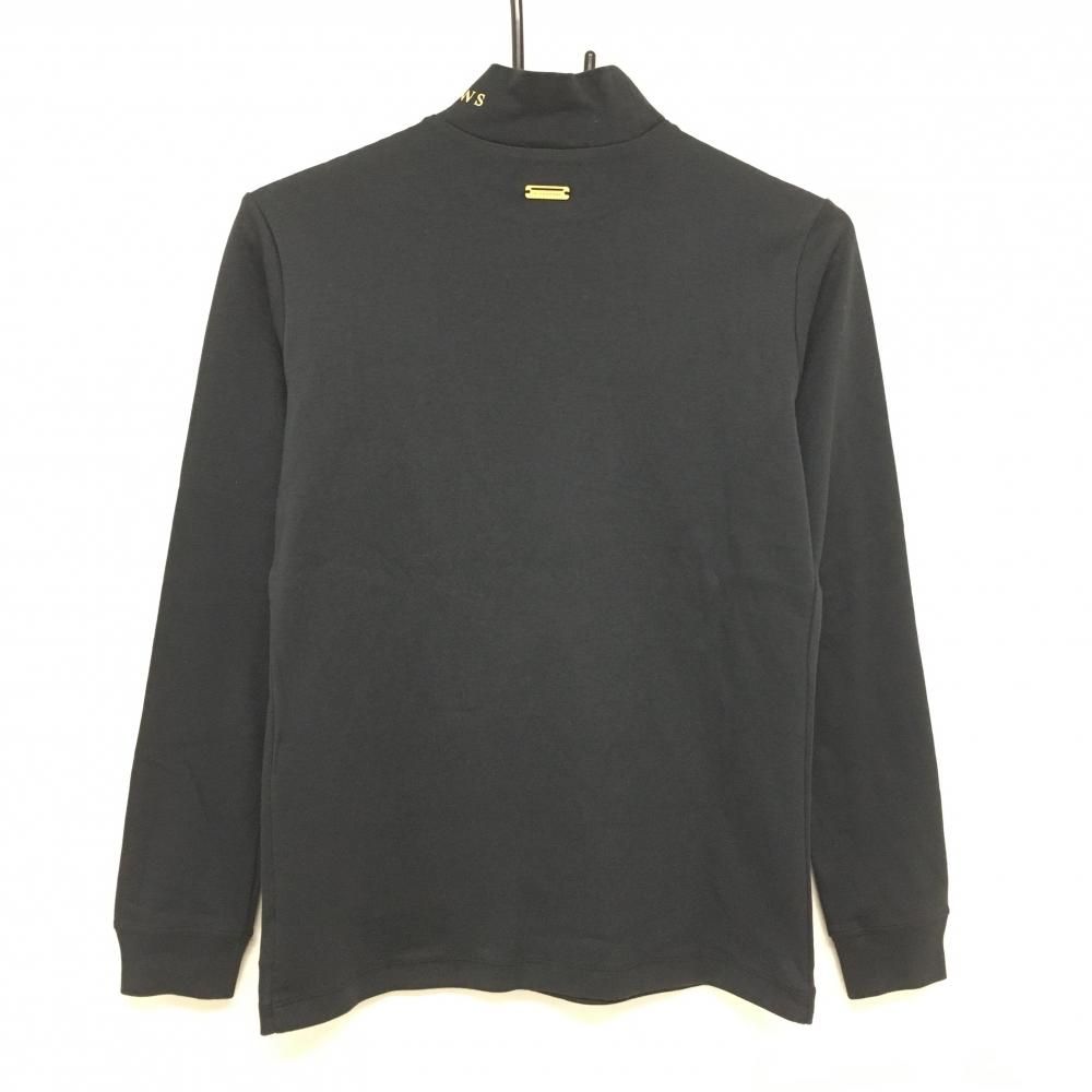超美品】セントアンドリュース 長袖ハイネックシャツ 黒 ライン