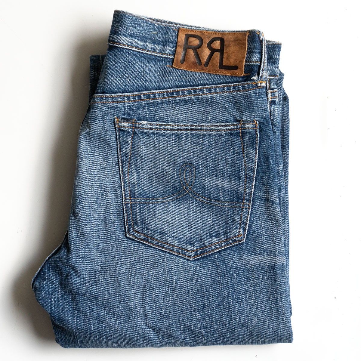 美品】RRL【STRAIGHT LEG JEANS】30×30 アメリカ製 ストレートレグ