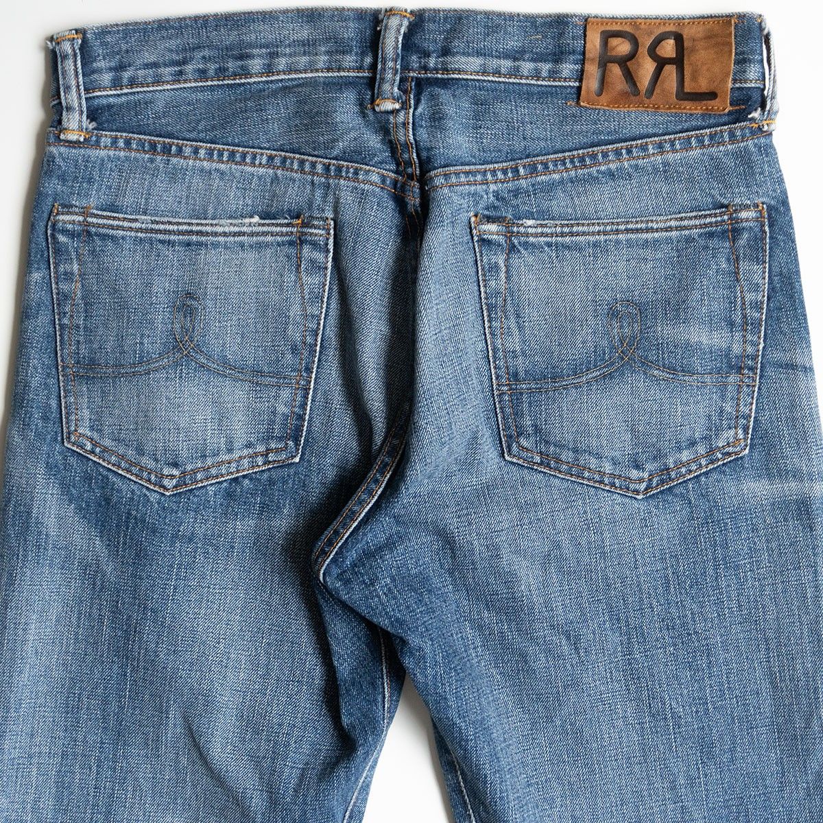 美品】RRL【STRAIGHT LEG JEANS】30×30 アメリカ製 ストレートレグ