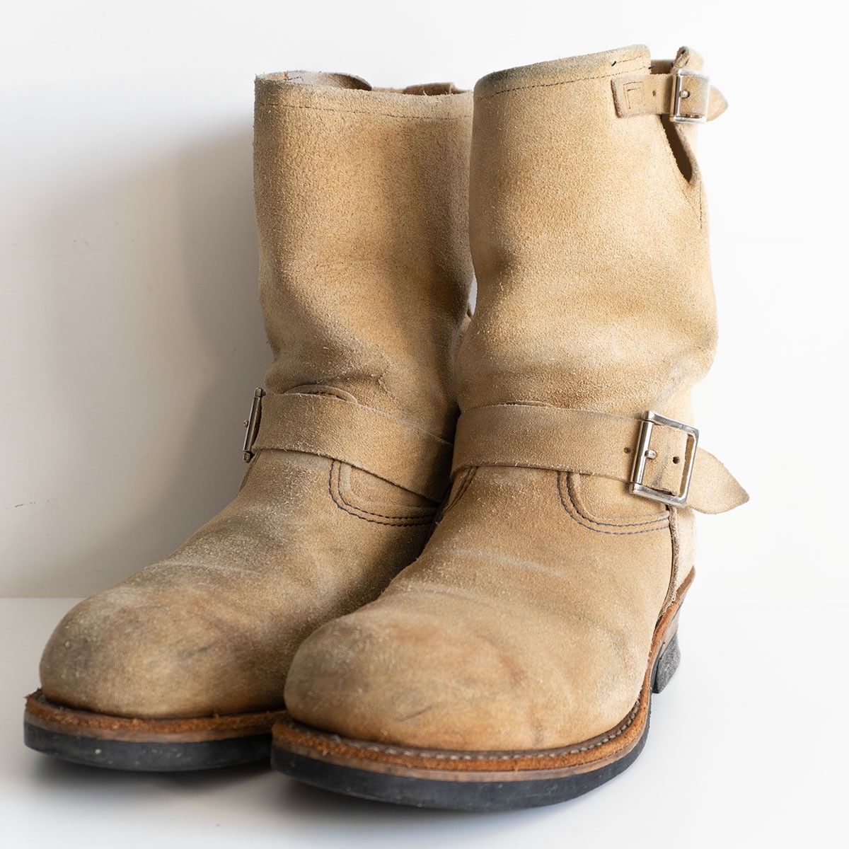 08年製 REDWING 8268|スウェードエンジニアブーツ US 8 1|2 D レッドウィング