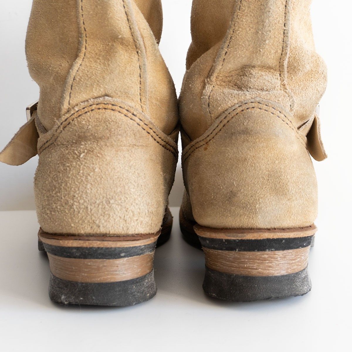  08年製 REDWING 8268 スウェードエンジニアブーツ US 8 1 2 D レッドウィング エンジニアブーツ ブーツ 革靴