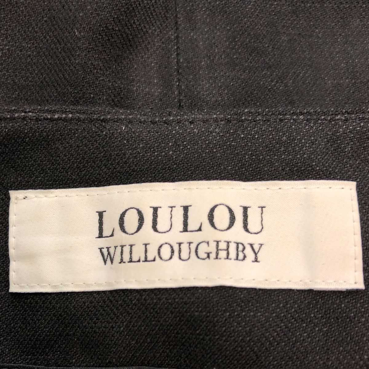 LOULOU WILLOUGHBY ルルウィルビー リネン シャンブレー ショート