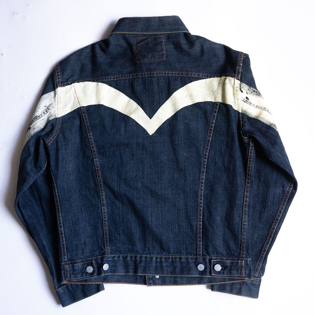 雰囲気抜群/ビッグサイズ】EVISU 【1557/3rd デニムジャケット】42