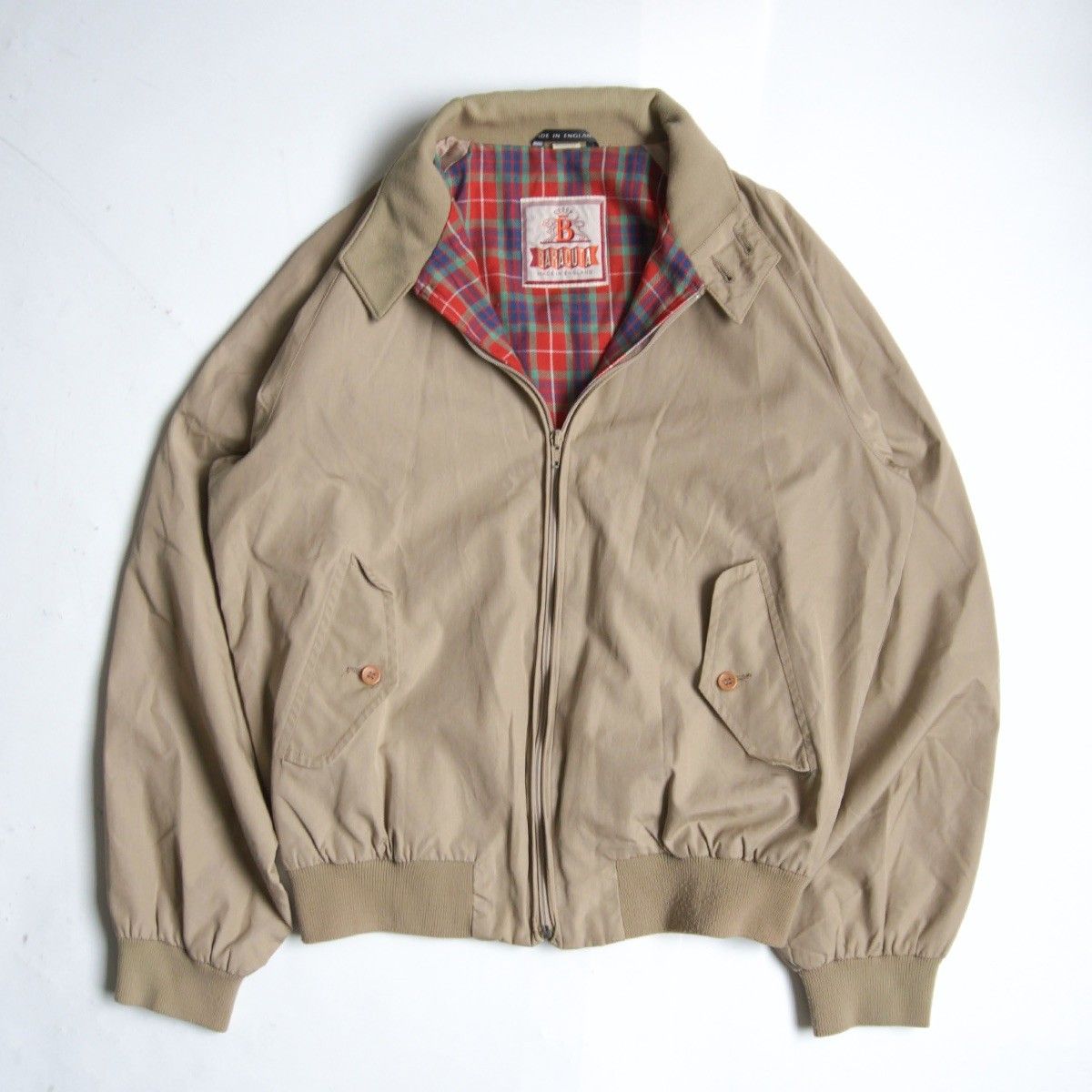 90S】 BARACUTA 【OPTIジップ/G9 スウィングトップ ハリントン