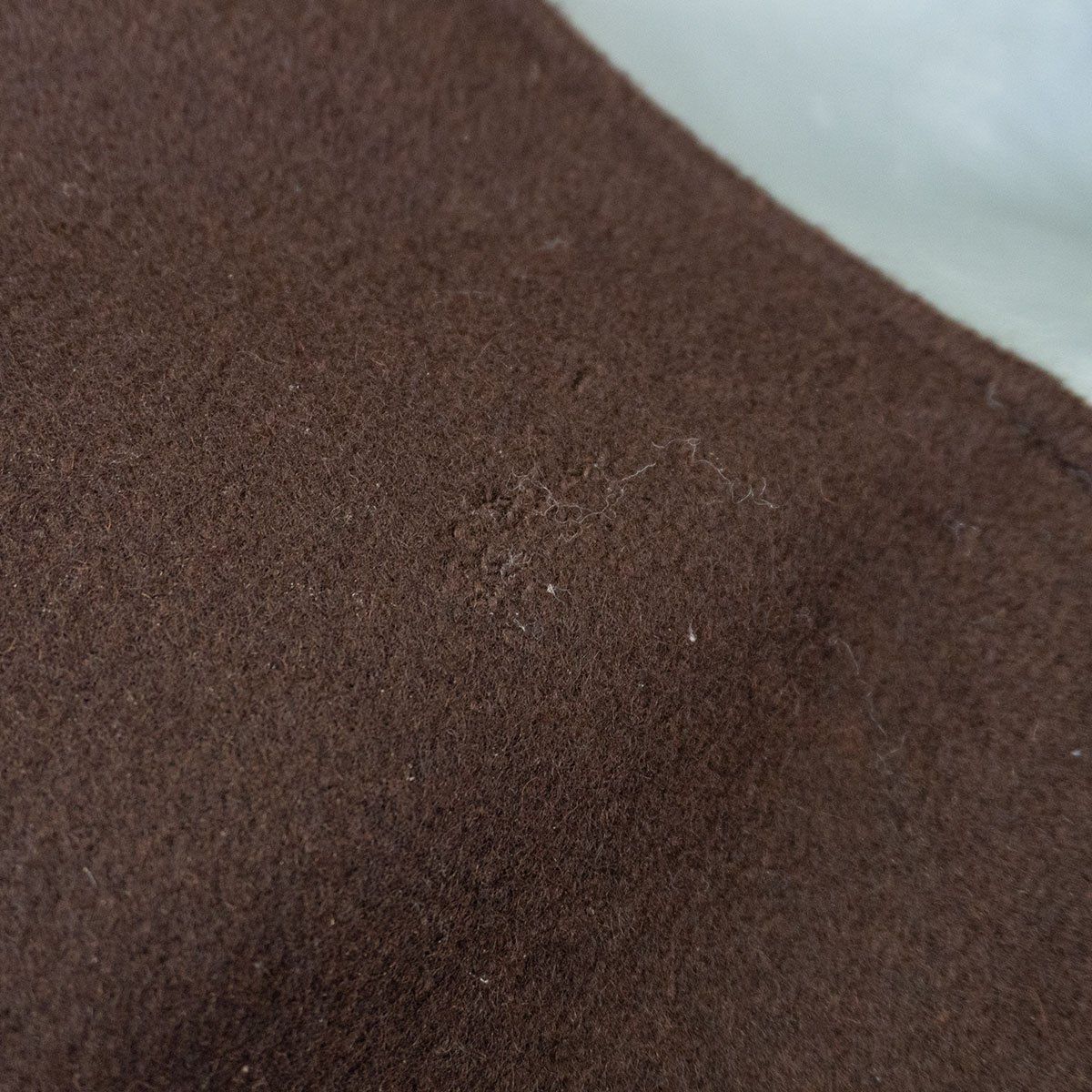 定番】SKOOKUM【メルトン×レザー スタジャン】38 スクーカム ブラウン