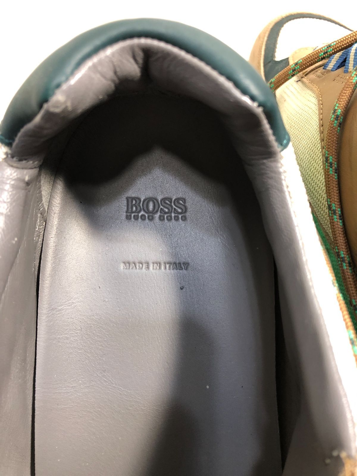 022180 HUGO BOSS Arigon レザー スニーカー 42 26.5cm シューズ