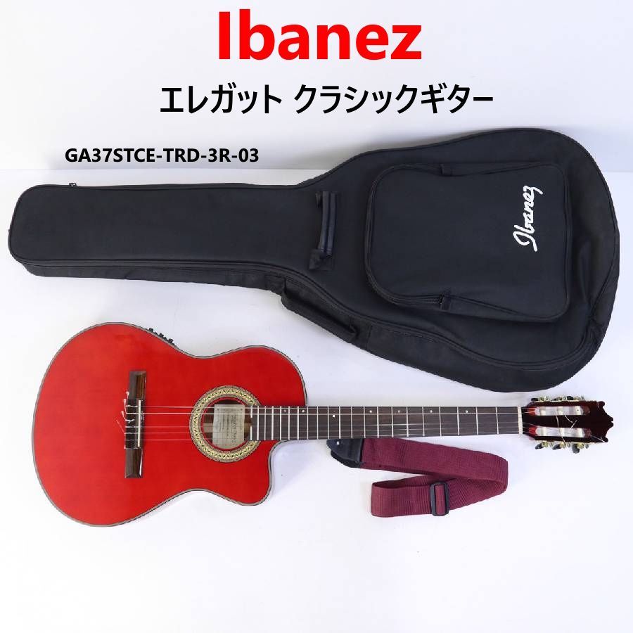 Ibanez アイバニーズ TRD 3 R 03 エレガット クラシックギター 赤 317 v 05