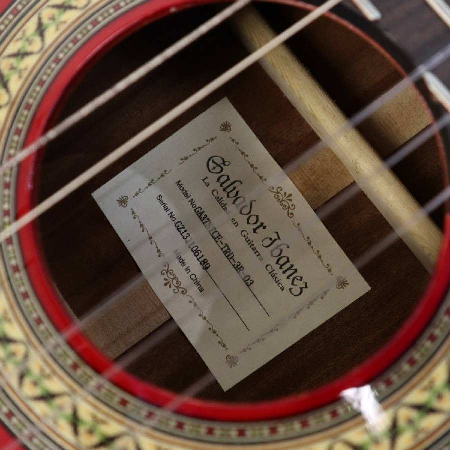 Ibanez アイバニーズ TRD 3 R 03 エレガット クラシックギター 赤 317 v 05