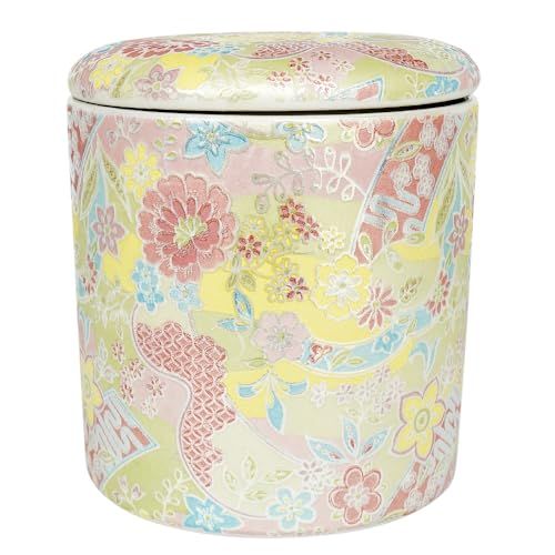 骨壷 骨壺 骨つぼ 骨入れ 国産 ラスター 加工 パッキン付 和風 直葬 家族葬 分骨 手元 供養 納骨 おしゃれ やわらぎ 美濃焼 ペット 可 華友禅 2寸 po