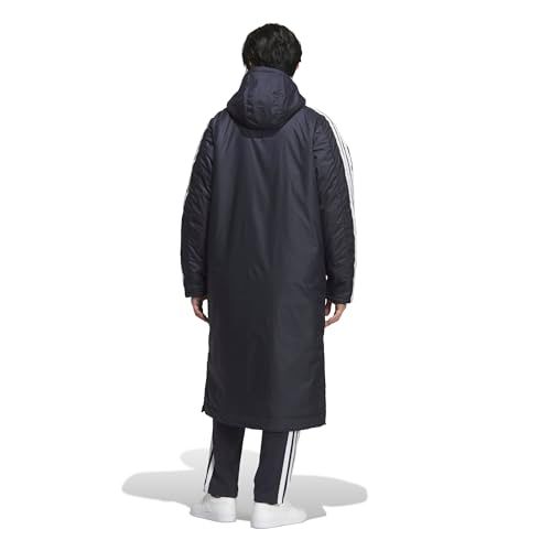 コートマストハブ 3ストライプス ロングボアコート BW 566メンズpo