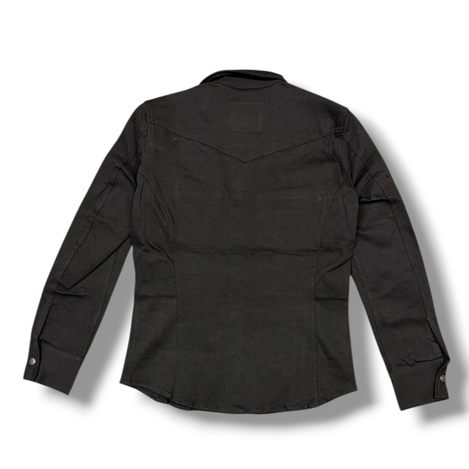 ♥ denim shirt デニムシャツ 長袖シャツ イサムカタヤマバックラッシュ AL 1868-02 ブラック S 99729 A