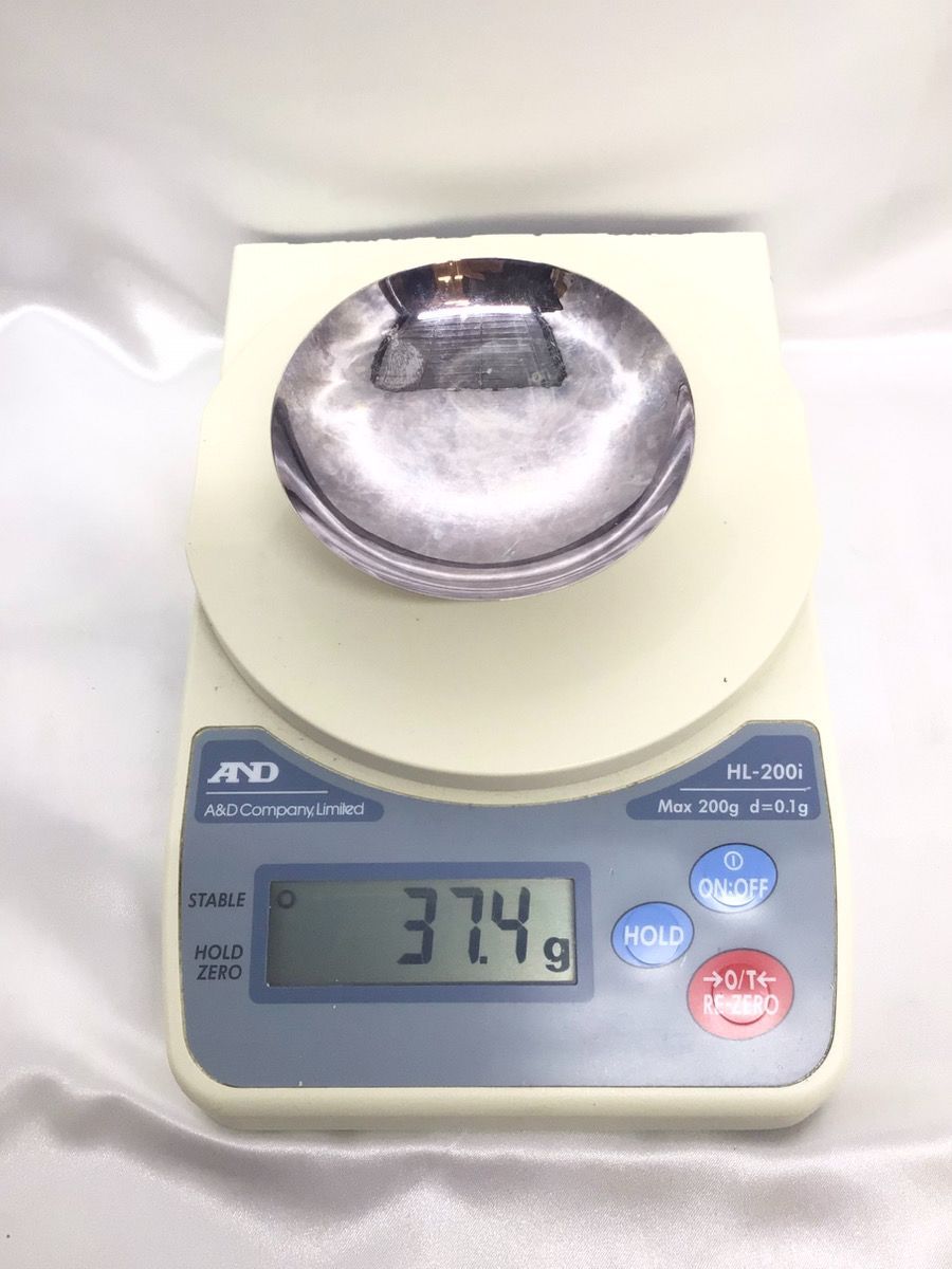  純銀 SV 1000 盃 37 4 g M 1720 金属工芸 工芸品