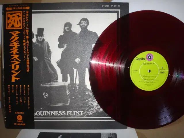 日本 LP McGuinness Flint 1970 年 早い RED WAX