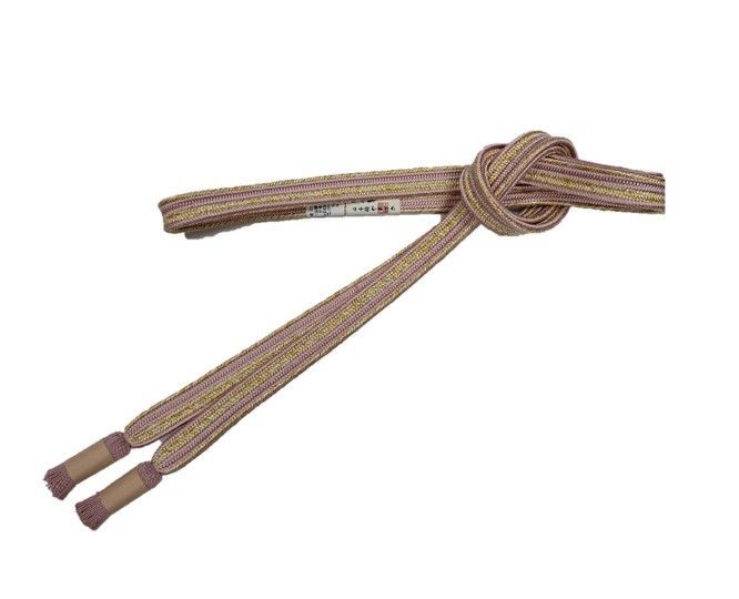 帯締め 帯〆 日本製 渋ピンク 平組 訪問着 色無地