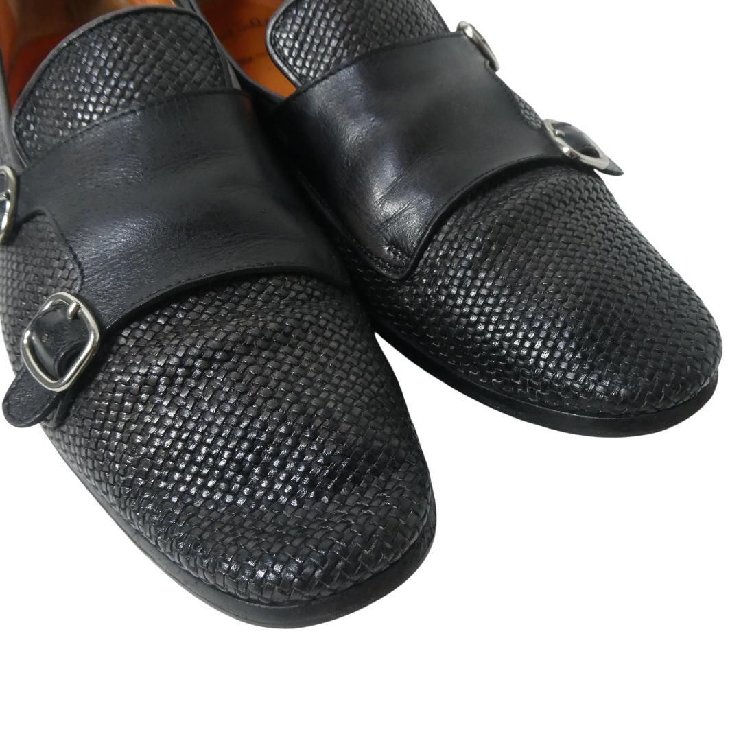 SANTONI サントーニ ビジネスシューズ 革靴 ダブルモンクストラップ