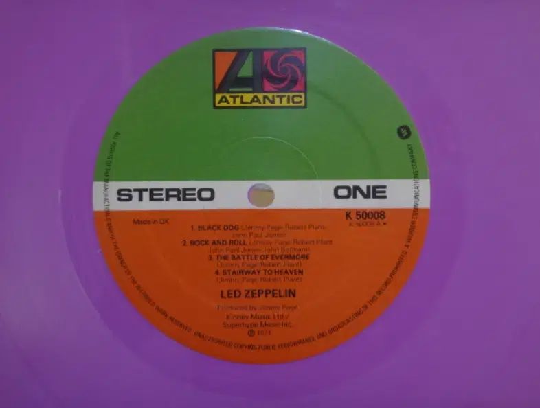 UK LP Led Zeppelin 赤 ツェッペリン ー 4 家 バン