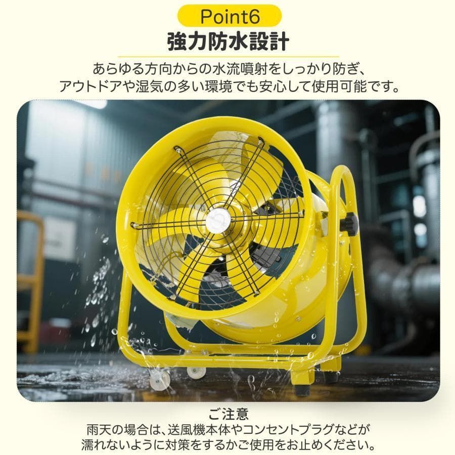 訳あり新品 小型送風機 ダクトファン 業務用 小型 強力 工場扇1373-170