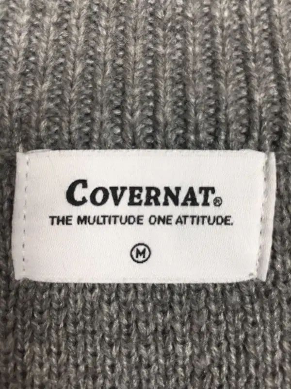カバーナット 厚手 カーディガン グレー M 2400118