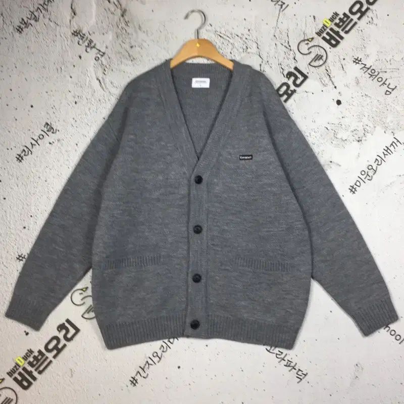 カバーナット 厚手 カーディガン グレー M 2400118