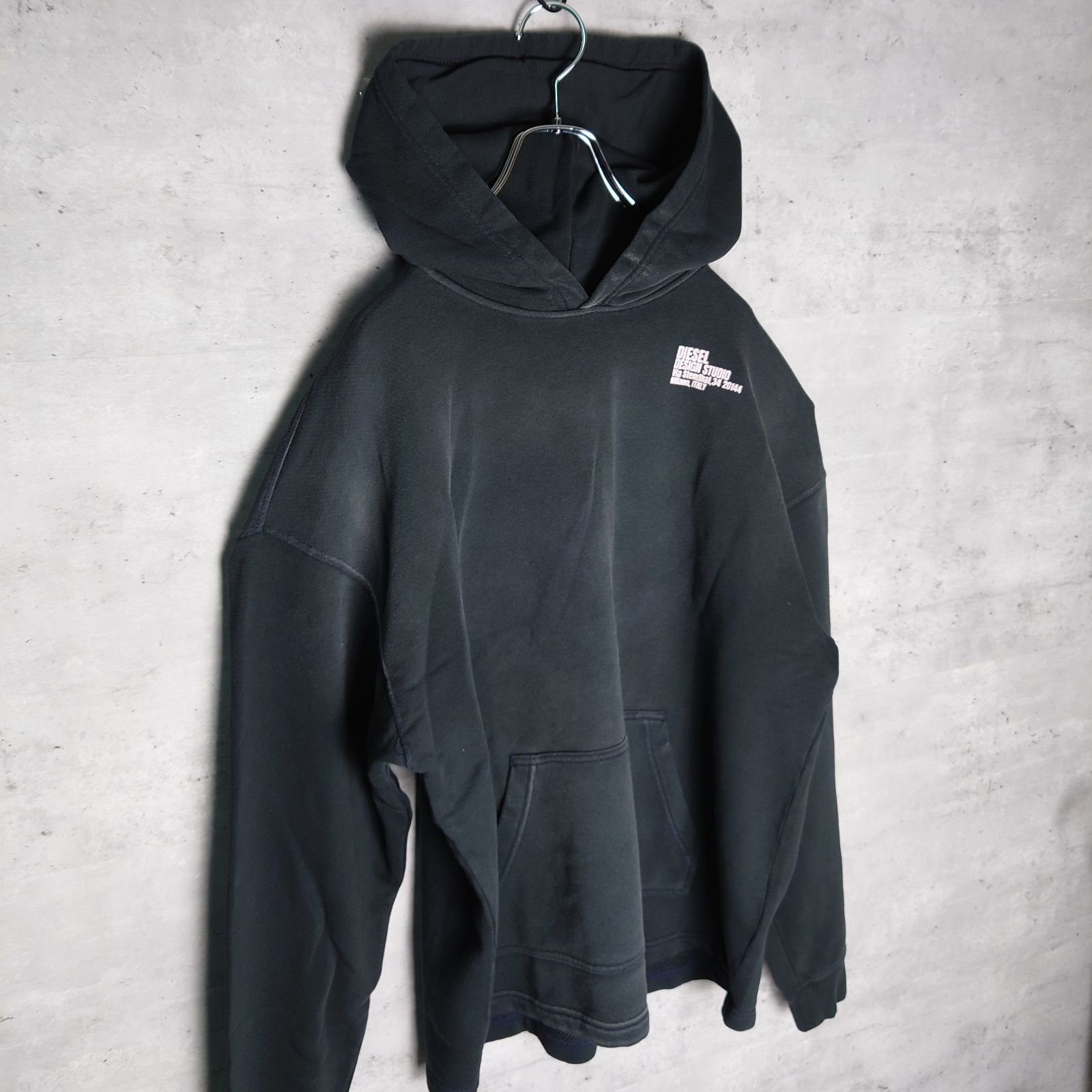 ✨DIESEL ディーゼル 24ss ヴィンテージ加工 スウェット パーカー 