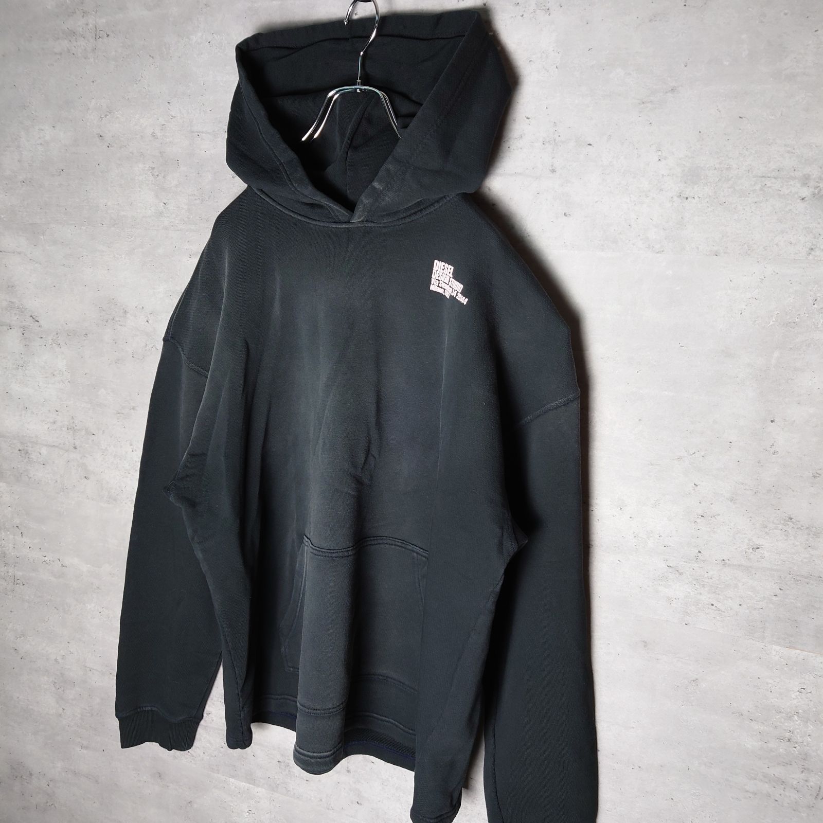 ✨DIESEL ディーゼル 24ss ヴィンテージ加工 スウェット パーカー 