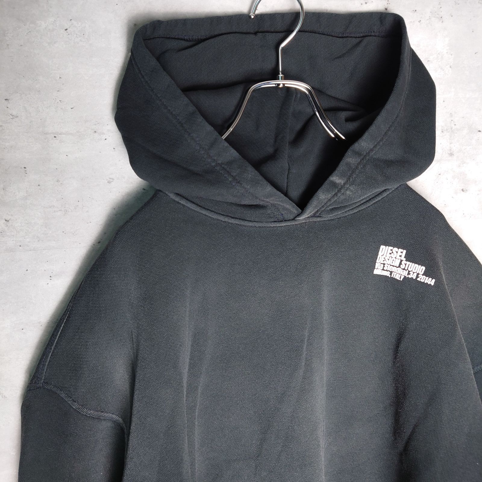 ✨DIESEL ディーゼル 24ss ヴィンテージ加工 スウェット パーカー 