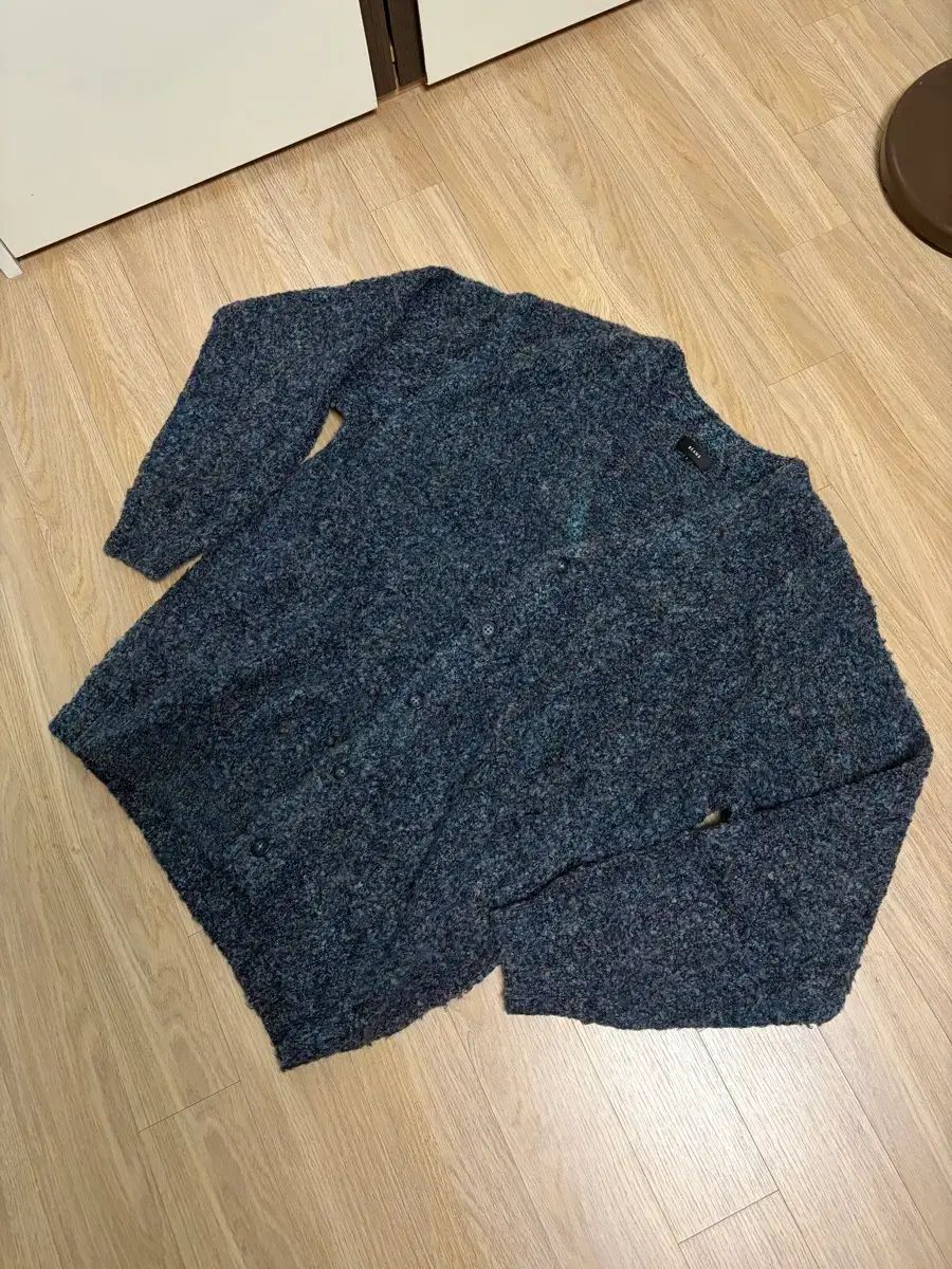 L ビームス Beams ブークレ カーディガン