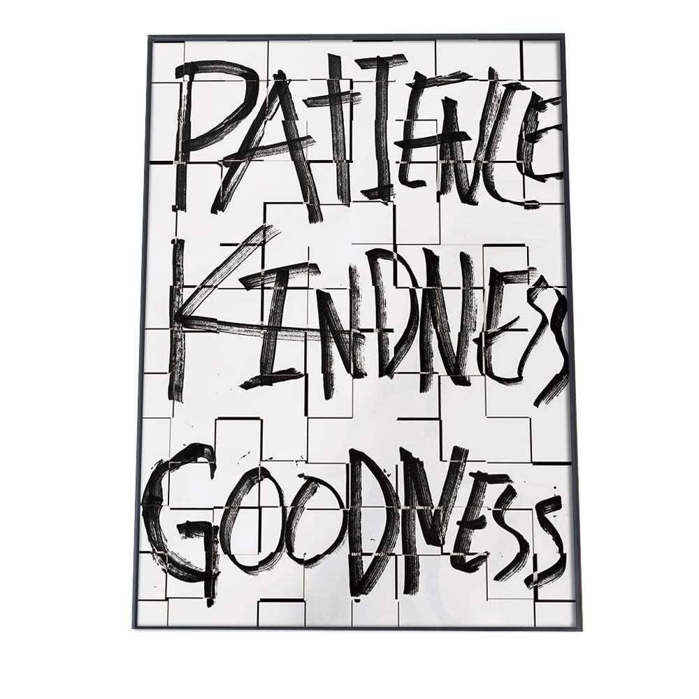 B 約73 x 103 cm ki poster 46 ポスター 選べる全サイズ＆用紙 フォト フレーム アート モダン 英語 海外 男前 インダストリアル タイポライター メッセージ アルファベット 縦