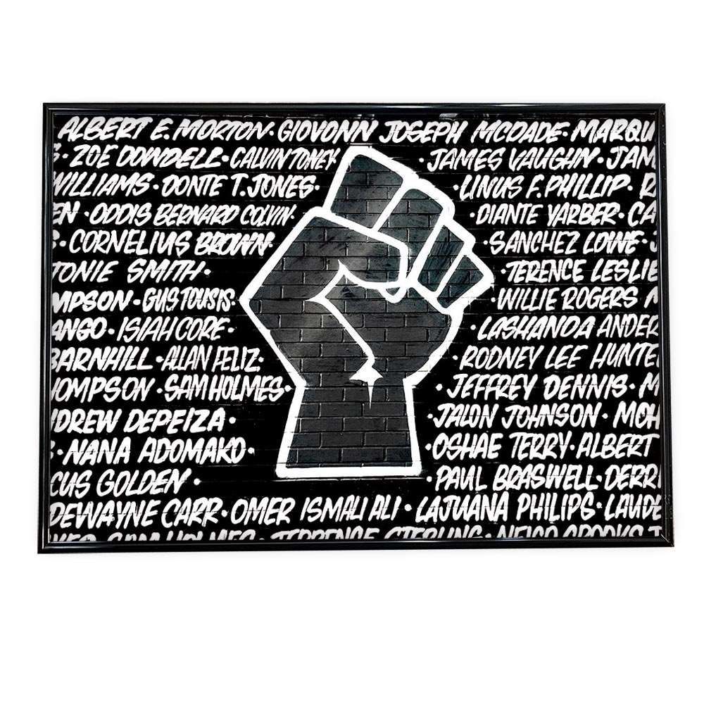 A 約59 x 84 cm ki poster 49 グー ハンド 手 白黒 ポスター 選べる全サイズ＆用紙 インテリア フォト オシャレ アート モダン 横