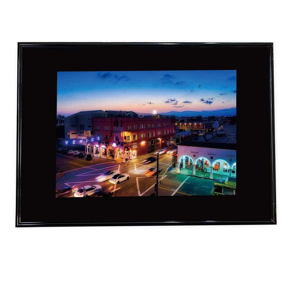 B 約51 x 73 cm ki-poster-55 景色 建物 レインボー 空 ポスター 選べる全サイズ＆用紙 インテリア フォト オシャレ アート モダン 横