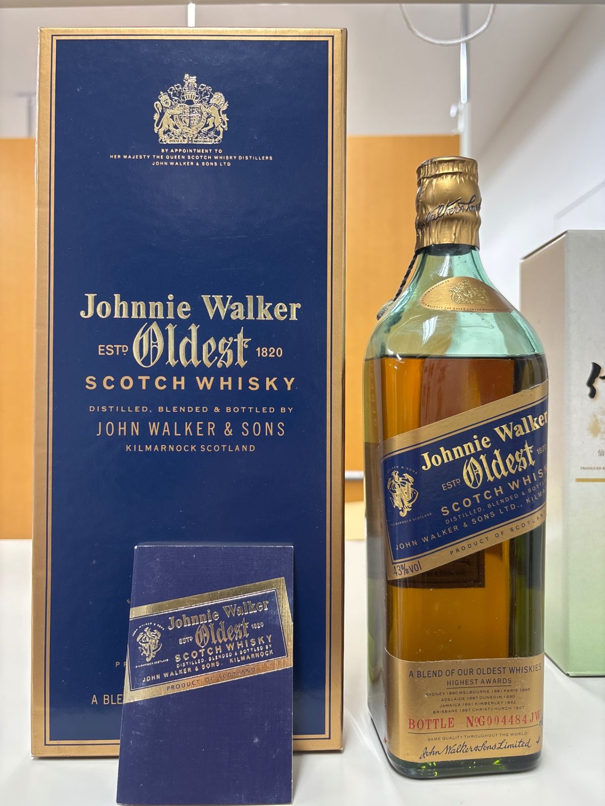 未開封】ジョニーウォーカー オールデスト 750ml 43% - メルカリ