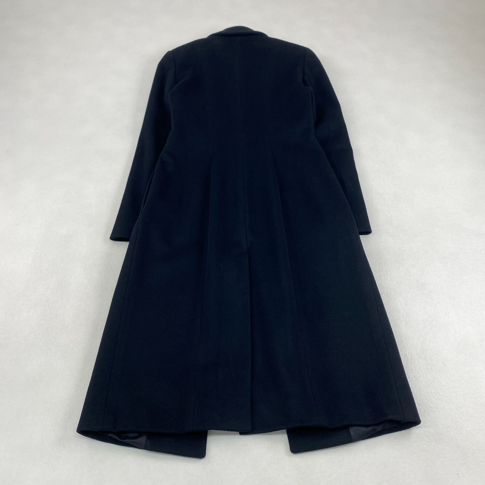 GUCCI ロングコート トムフォード期 カシミヤ混 比翼 黒 38 M相当