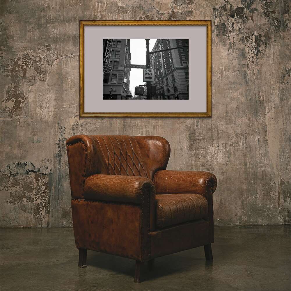 A 約59 x 84 cm ki-poster-64 景色 建物 街角 空 ポスター 選べる全サイズ＆用紙 インテリア フォト オシャレ アート モダン 横