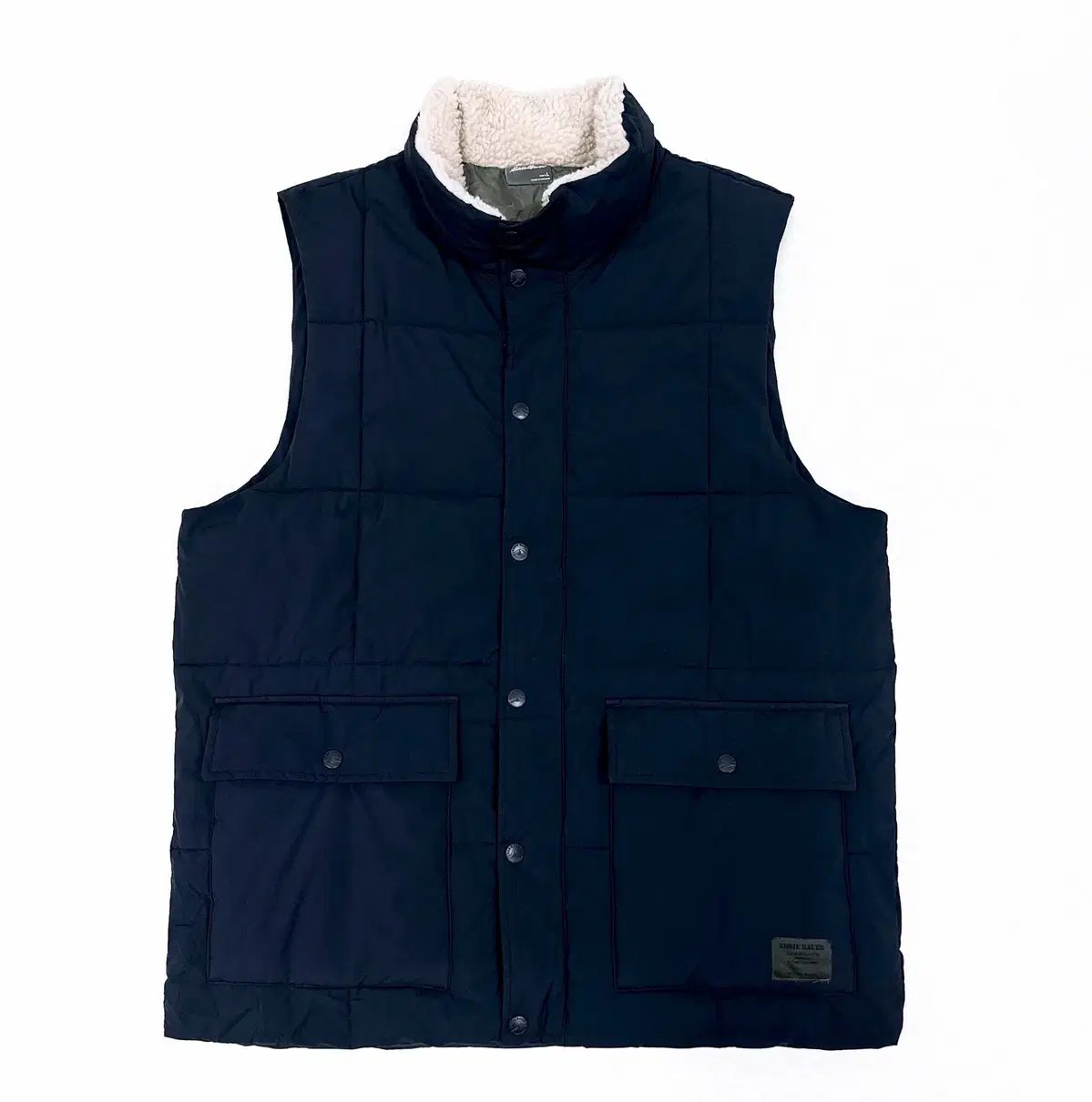 Eddie Bauer ネイビー ダウンベスト 100 EDDIE BAUER(エディー・バウアー) ネイビー ダウン ベスト