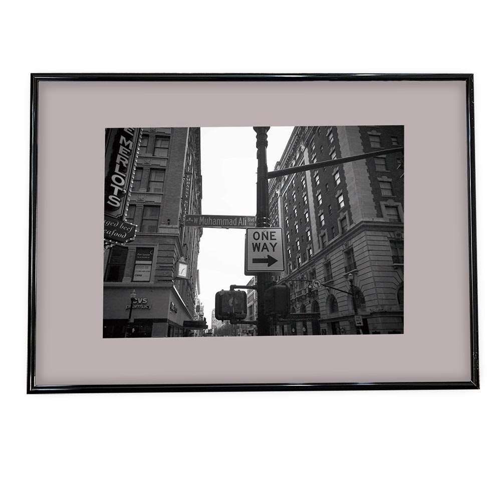 B 約51 x 73 cm ki-poster-64 景色 建物 街角 空 ポスター 選べる全サイズ＆用紙 インテリア フォト オシャレ アート モダン 横