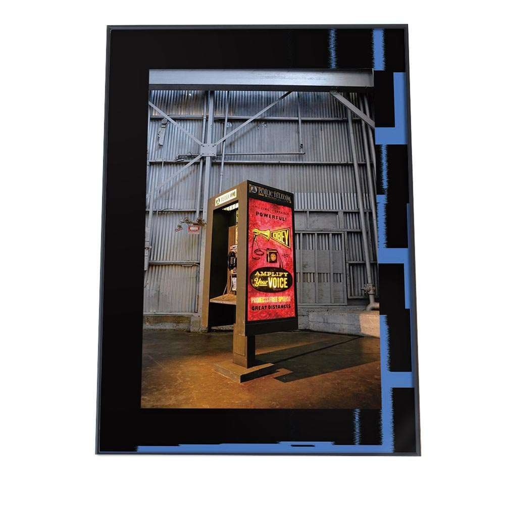 B 約73 x 103 cm ki poster 65 工場 建物 機械 抽象画 ポスター 選べる全サイズ＆用紙 インテリア フォト オシャレ アート モダン 縦