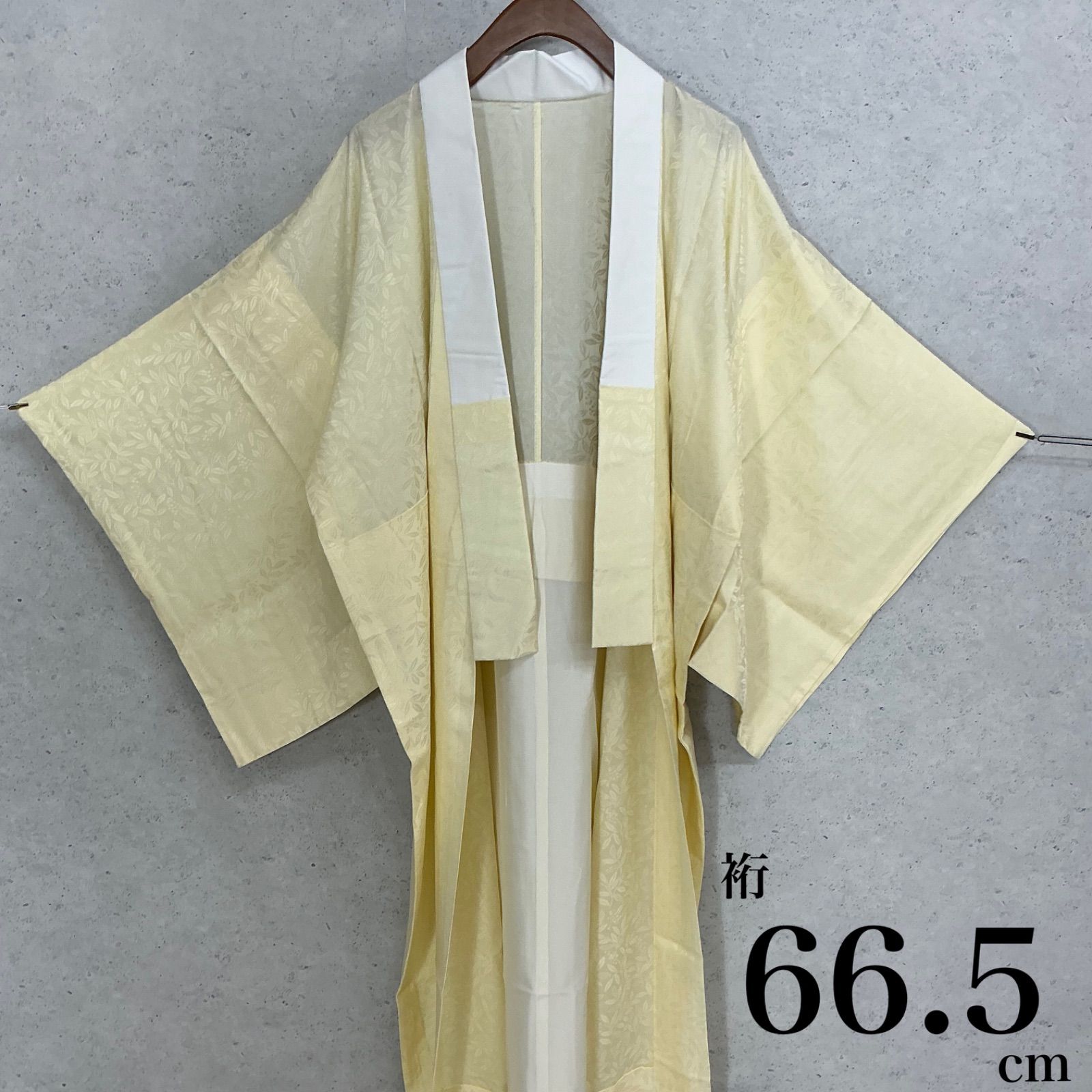 kimono+one◇未使用同然◇長襦袢◇仕付け糸付き◇単衣◇袖無双◇居敷