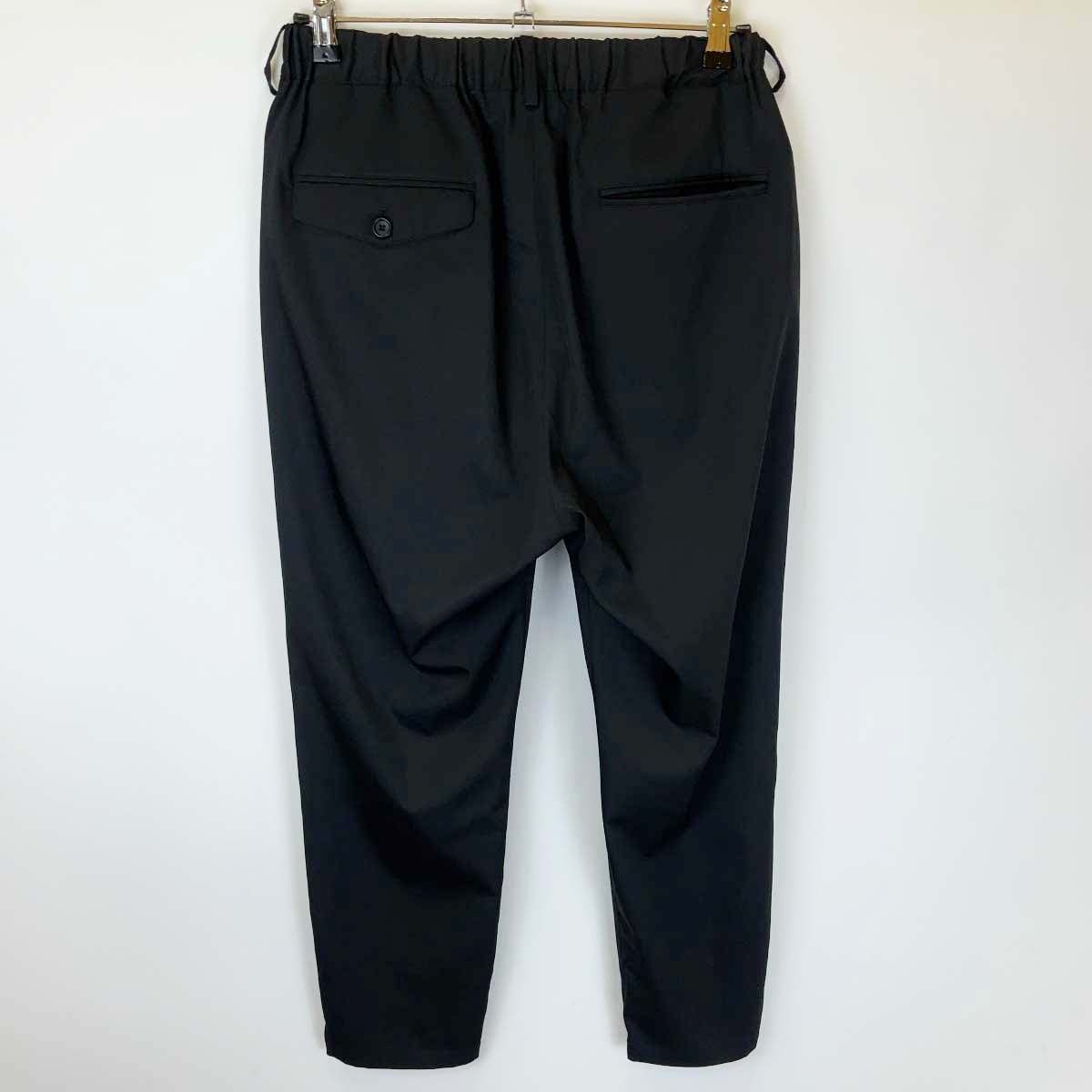 Macqlo マックロ ultimex one tuck tapered easy pants S ブラック 54