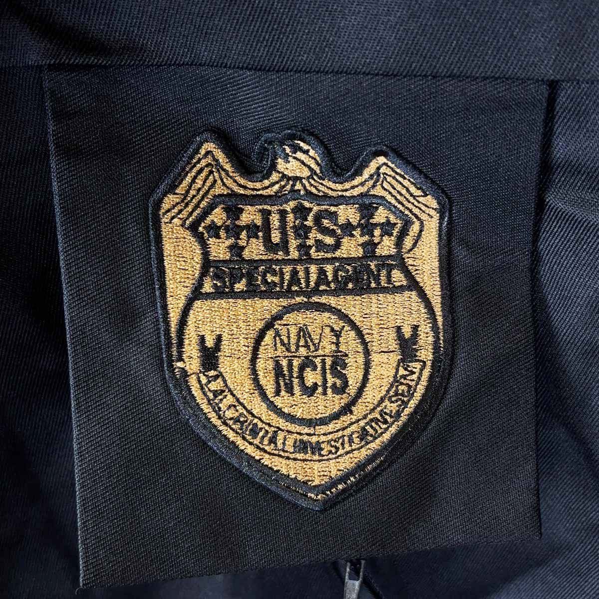 NCIS Special Agent ジャケット ネイビー 犯罪捜査班 ブラック メンズ